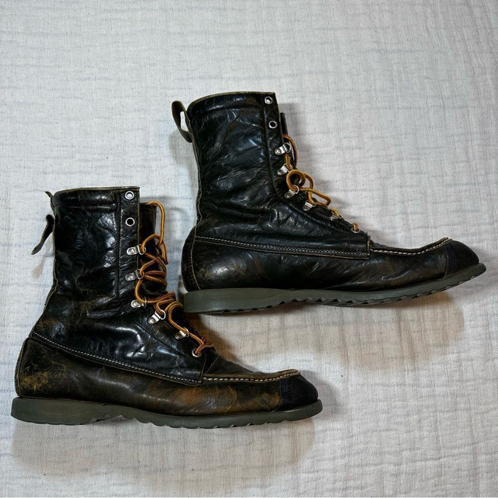 TED WILLIAMS vintage KANGAROO LEATHER boots Sport Size 9.5D RARE - Picture 3 of 9